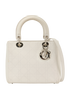 Lady Dior, &pound;1,100, Handbags, White, Leather, Front view